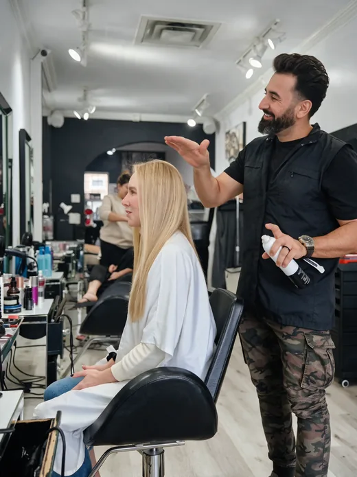 Pezh Hair Studio hair transformation